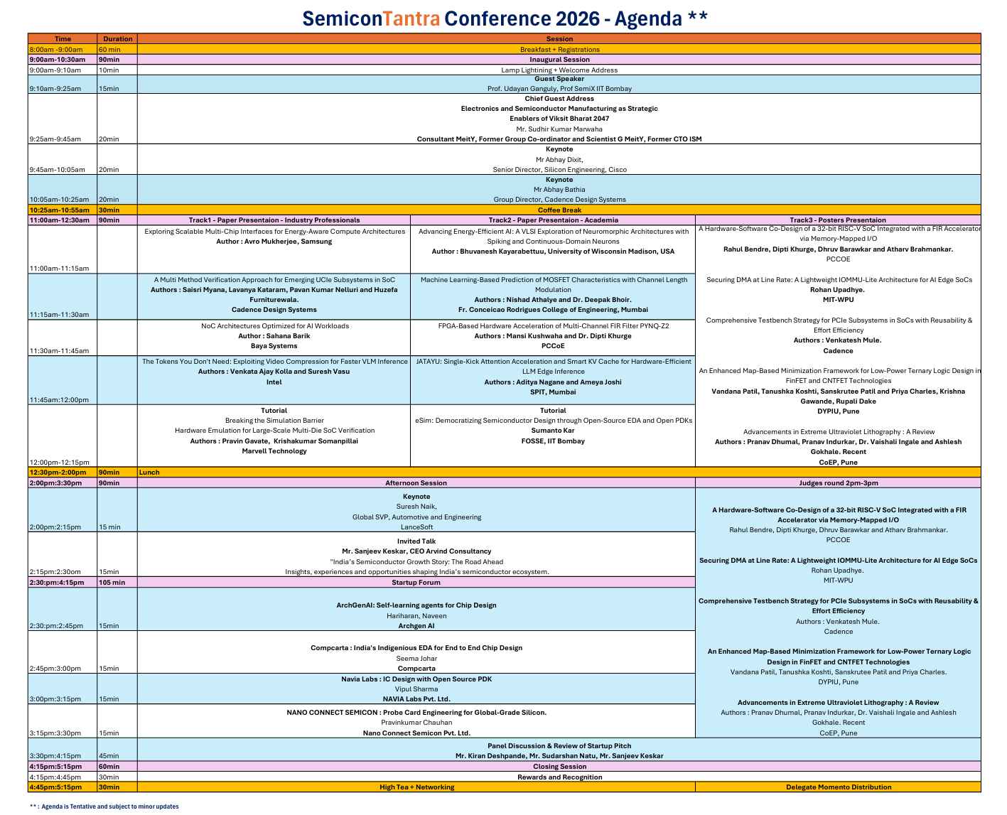 SemiconTantra Conference 2026